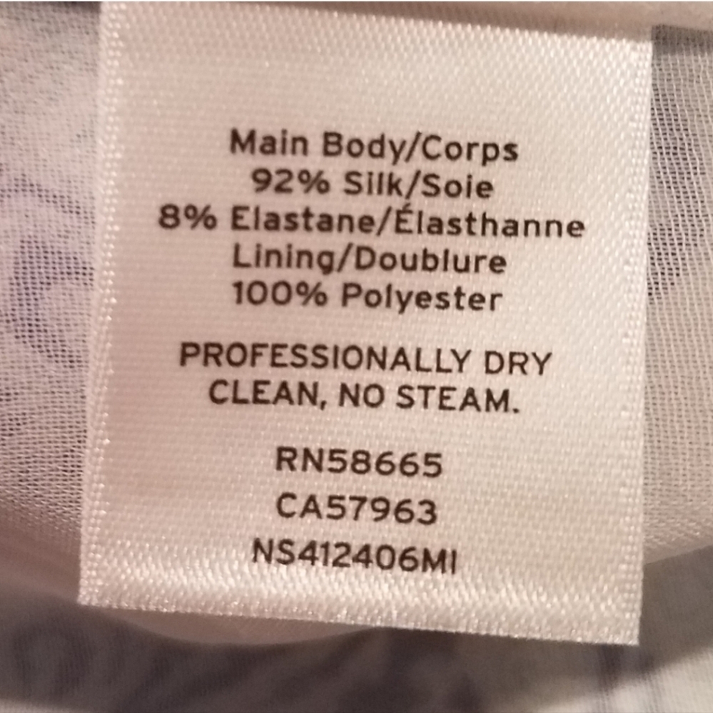 Nordstrom Signature Silk wrap cut paisley motif dress size 6โ - Picture 7 of 11